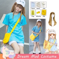 Anime Cells at Work Hataraku Saibo Platelet Cosplay Costume For Kids Girl Cute Halloween Women Adult