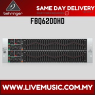 Behringer FBQ6200HD 31-band Stereo Graphic Equalizer ( FBQ-6200HD / FBQ 6200HD )