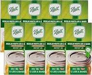 Ball Regular Mouth Lids and Ring Bands for Glass Mason Jars, Used for Canning, Pickling, Juice, Jam,