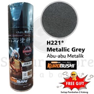 Samurai Paint Honda Grey Metallic H221 Abu-abu Metalik 400ml - Cat Sem