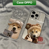 Couple Case shiba inu dog meme Oppo Reno 12 12 Pro A58 A38 A78 A18 A57 A52 A53 A54 A98 A74 A76 A96 A