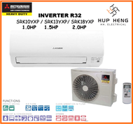 Mitsubishi R32 Air Conditioner Inverter SRK10YXP (1.0HP) / SRK13YXP (1.5HP)/ SRK18YXP (2.0HP) YXP SERIES