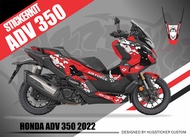 Hugsticker สติ๊กเกอร์ติดรถ สติ๊กเกอร์ ADV 350 ลาย Air Force
