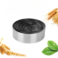 Stainless Steel Round 13cm 20cm 27cm 33cm Mousse Ring Cake Ring Cheesecake Mold Height 5/6/8cm
