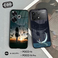 Glass Softcase For poco F6 & poco F6 PRO - Cellphone Case poco F6 & poco F6 PRO [T38].