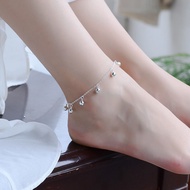 Silver Bell Charming Bracelet Ankle