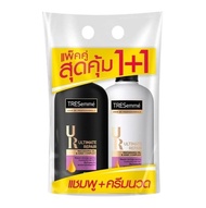 มีให้เลือก 2 สูตร แพ็ค 2 ชิ้น Tresemme Shampoo 400ml + Hair conditioner 400ml เซ็ต เทรซาเม่ แชมพู 400มล และ ครีมนวด 400มล