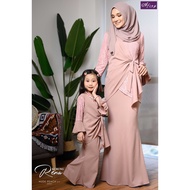 Kurung Rena Nude Peach Sedondon Ibu & Anak