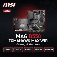 MSI MAG B550 Tomahawk MAX WiFi Gaming Motherboard AM4 DDR4 PCIe 4.0 Wi-Fi 6E 2.5G LAN ATX Ryzen 5000