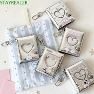 STAYREAL2R Photo Cards Storage Book, Clear Pocket Portable Mini Photo Album, Fashion Kawaii Mini Siz