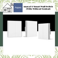 [Global] Aqara H1 Smart Wall Switch 1,2,3 Gang, With, Without Neutral, Zigbee, Apple Homekit, Google