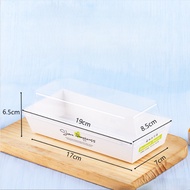 YUEW [10 PCS] SHARE HAPPINESS LENGTH 17 CM X 7 CM 17X7CM 17X7 17CMX7CM Dessert Box Heat Resistant Ov