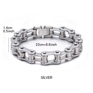 Gelang Rantai Sepeda Motor Stainless Gotik Antik Fashion Bracelet Gelang Pria Wanita