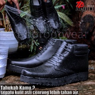 Sepatu PDH polri perwira tni security terbaru 2022 Sol Tebal kulit sapi dop semir