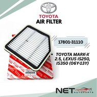 TOYOTA ENGINE AIR FILTER MARK-X 2.5, LEXUS IS250, IS350 06Y-13Y (17801-31110)