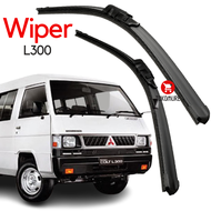 KARET WIPER MOBIL L300 SET DEPAN FRAMELESS WIPER DEPAN L300 DEPAN 1 SET
