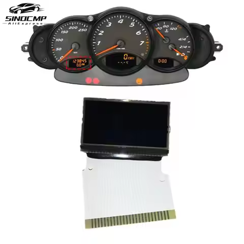 Left KM Version Display Screen 9966411130170C 9966411040270C 9866411040170C For Porsche 911 996 Boxs