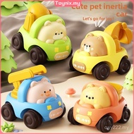 Inertia Engineering Vehicle Press Toy Launch Rocket Catapult Durable Inertia Toy Car Gift