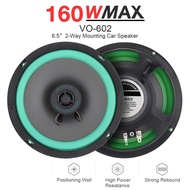 【LB0P】-2Pc 6.5 Inch 160W Car HiFi Coaxial Speaker Vehicle Door Auto Audio Music Stereo Subwoofer Full Range Frequency Speakers