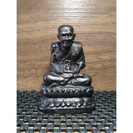 龙婆托坐莲花放车型小金身 6.5cmx4cm Lp Thuad Lp Niphon Wat Lon 2567