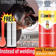Hest resistant up to 850℃ Metal glue MOGO Gam besi paling kuat 100ML Gam plastik paling kuat Gam bes