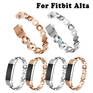 for Fitbit Alta/Alta HR Watch Band Metal Replacement Rhinestone Bracelet Watch Strap