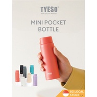 TYESO Mini Thermal Tumbler Flask Pocket Water Bottle Vacuum Insulated Stainless Steel Bottle 200ml