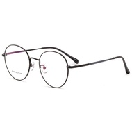 FIRADA Fashion Eyewear Business Vintage Round Titanium Glasses Myopia Optical Prescription Eyeglasse