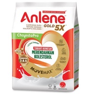 Anlene Gold 5x Cholestol Pro, Omega 3 n 6, Move Max, Merendahkan Kolesterol Milk Powder, 800g