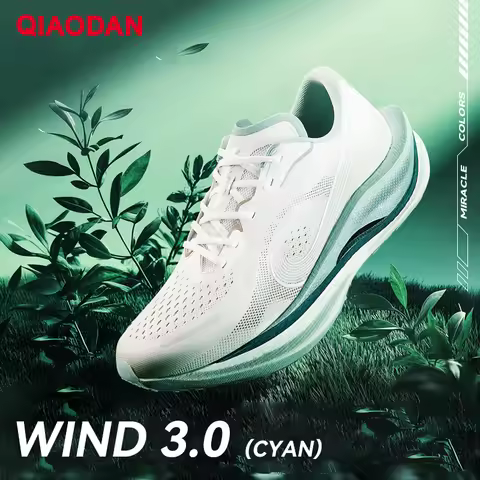 QIAODAN WIND 3 Marathon Shoes Men's Middle School Test Physical Training Sport Professional Running 