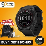 Garmin Fenix 7X/7x Sapphire Solar Black DLC Titanium with Black Band