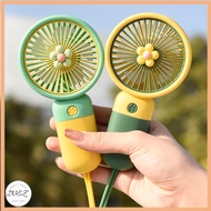 Portable Hand Table Mini Fan USB Charge Battery Desk flower fan