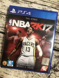 九成九新PS4 NBA 2K17 中文版遊戲光碟