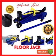 Car 2 Ton Hydraulic Portable Floor Jack With Box &amp; 1 Ton Manual Jack /Jek Lantai Membaiki Kereta Mudah Alih Kereta