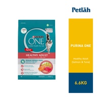 [EXP DATE: 22 JANUARY 2026] Purina One Cat Dry Food Healthy Adult Salmon & Tuna 6.6kg