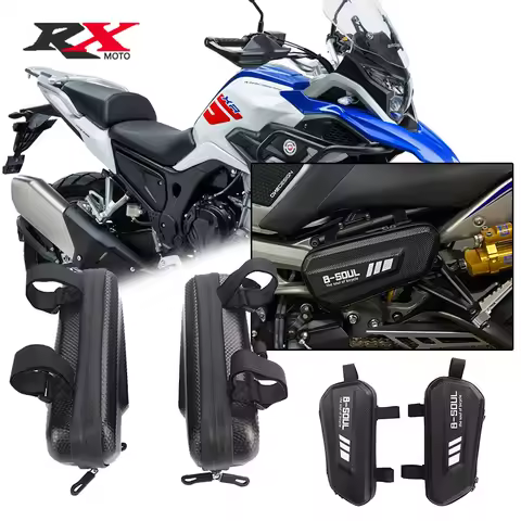 Motorcycle Side Pack Triangle Storage Waterproof Luggage Travel Bag For Macbor Eight Mile 125 500 Lo