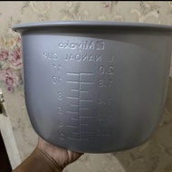 panci rice cooker miyako nanoal 2liter tinggi 15cm diameter 24cm panci mejikom nanoal miyako 2lt ant