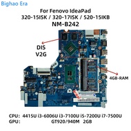 For Lenovo Ideapad 320-15isk 320-17isk 320-15ikb Laptop Motherboard With 4415u I3 I5-7200u I7-7500u 