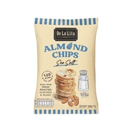 De La Lita (เดอลาลิต้า) อัลมอนด์ชิปส์ ขนมอบกรอบ ขนมคลีน แคลต่ำ ไม่ทอด Almond Chips 25 กรัม