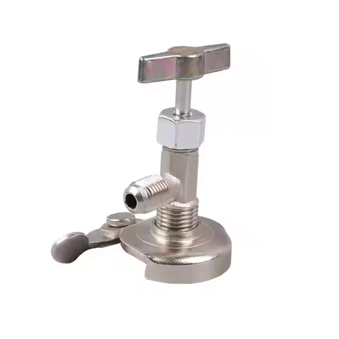 Hose Adapter Valve For Most Air Conditioning Refrigerant Suitable For R12 R134a R22 R410 Sturdy And 