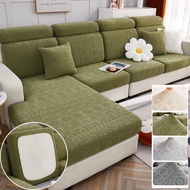 Elastic Sofa Seat Cushion Cover 1/2/3/4 Seater Slipcover L Shape Sofa Cover protector Couch Cover Sarung Sofa Kerusi