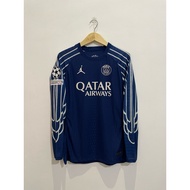 PSG Jordan Longsleeve Jersey 2024/25varatskhelia Full Patch UCL Player Issue