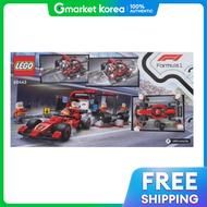 LEGO | Lego 60443 Ferrari Pit Stop and Crew Formula Interior Decoration for Childrens Day School