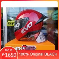 【SALE】 ✅ HOT EVO XR-03 GLOSS RED FULLFACE SINGLE VISOR HELMET