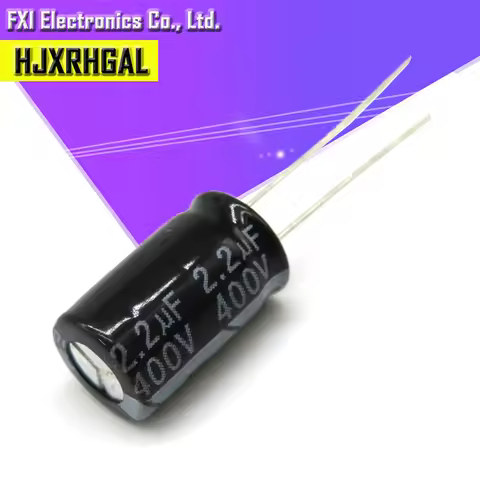 10PCS 400v2.2uf 400v2.2uf 6.3x12 400v 2.2uf 6.3*12 Elec Electrolytic capacitor