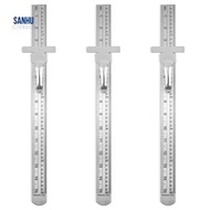 Ruler 15cm Metal Metric Ruler Set, Machinist'S Precision Millimeter Ruler, Measuring Tools