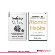 Bukupreneur Atomic Habits + The Psychology of Money Package Atomic Habits Book Psychology of Money