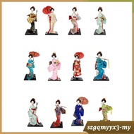 [Toolroom] 30cm Japanese Geisha, Asian Geisha Doll, Craft, Ornament, Sculpture, Girl Statue, Ethnic 