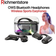 Open Ear OWS Wireless Bluetooth V5.3 Headphones Wireless Earbuds Sports Bone Conduction Headphone Wireless Charging Case