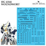[DELPI DECAL]  268  HG 1/144  RX-124 TR-6 WOUNDWORT GUNDAM WATER SLIDE DECAL